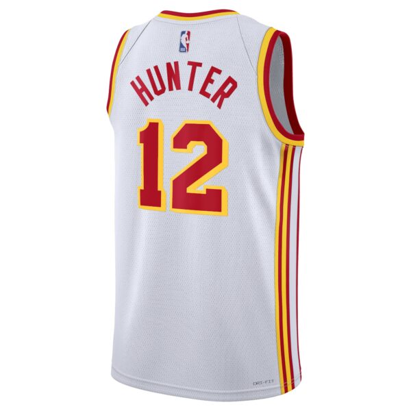 Atlanta Hawks Nike Association Edition Swingman Jersey – White – De’Andre Hunter – Unisex