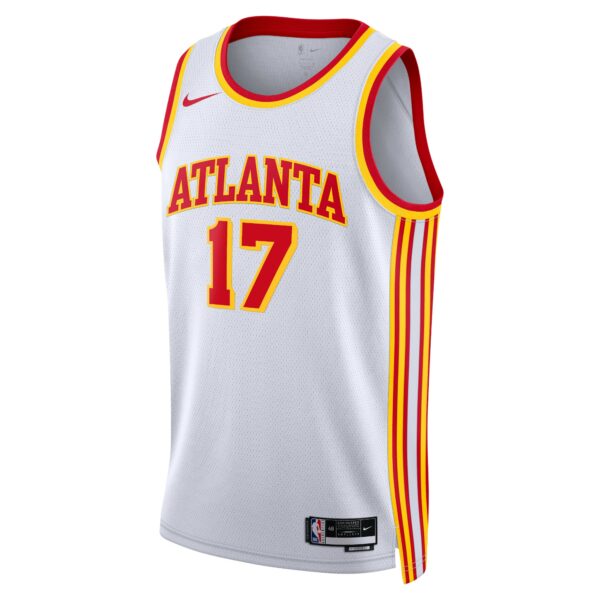 Atlanta Hawks Nike Association Edition Swingman Jersey – White – Onyeka Okongwu – Unisex