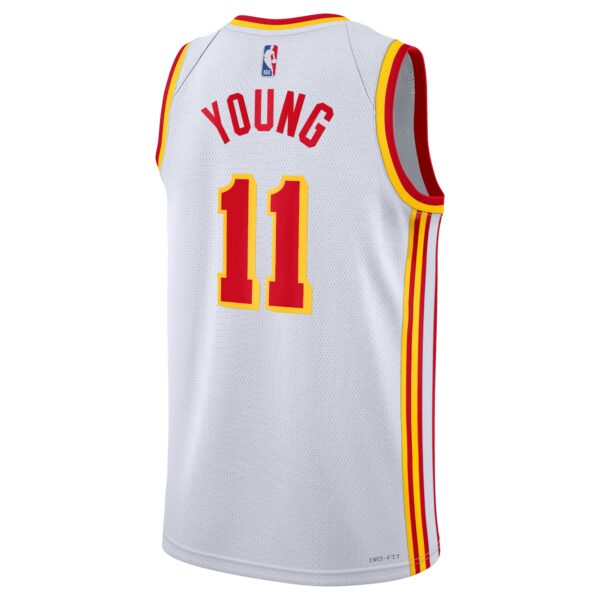 Atlanta Hawks Nike Association Edition Swingman Jersey – White – Trae Young – Unisex