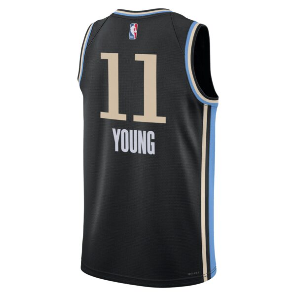 Atlanta Hawks Nike City Edition Swingman Jersey 23 – Black – Trae Young – Unisex