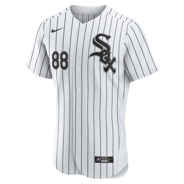 Men’s Chicago White Sox Luis Robert Nike White/Black Home Authentic Player Jersey