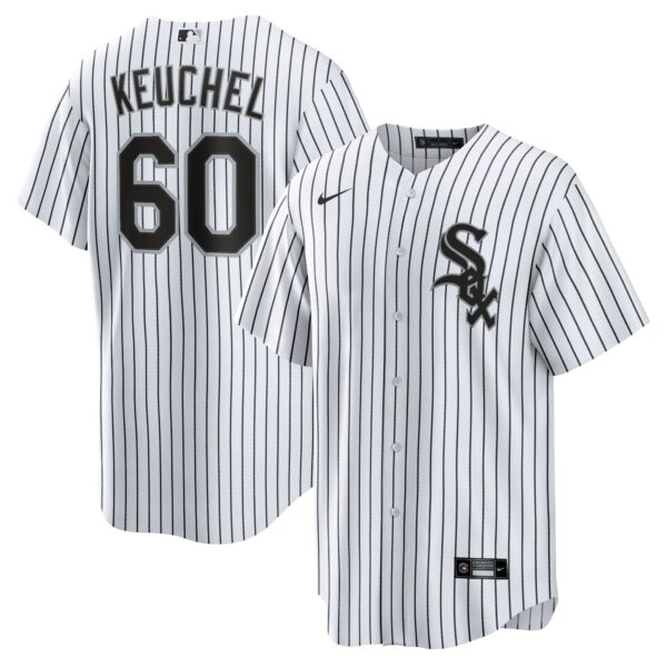 Men’s Chicago White Sox Dallas Keuchel Nike White/Black Home Replica Player Jersey