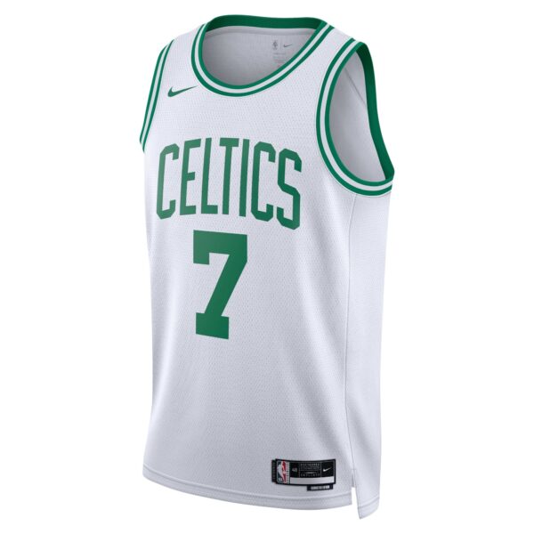 Boston Celtics Nike Association Edition Swingman Jersey – White – Jaylen Brown – Unisex