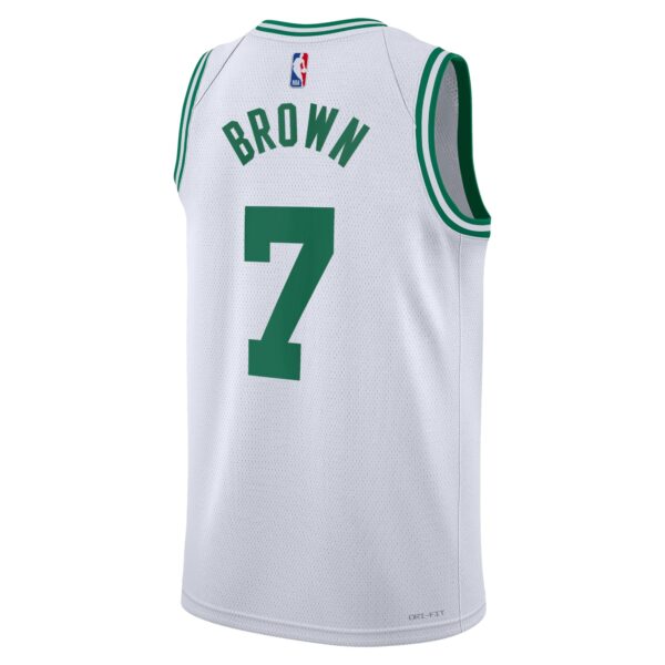 Boston Celtics Nike Association Edition Swingman Jersey – White – Jaylen Brown – Unisex