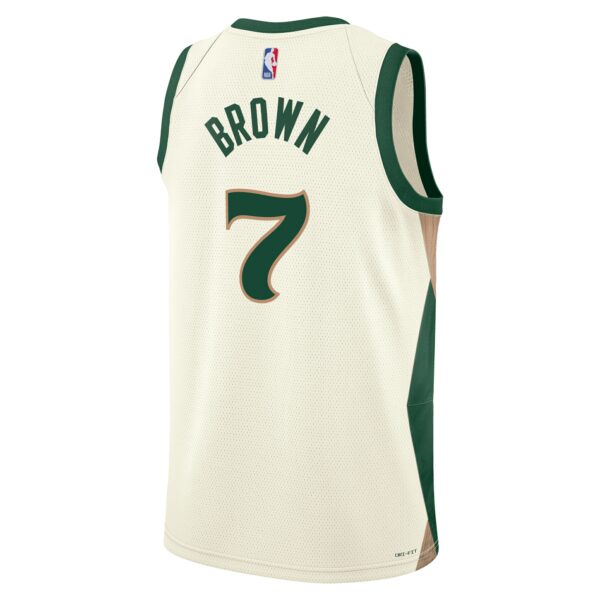 Boston Celtics Nike City Edition Swingman Jersey 23 – Green – Jaylen Brown – Unisex