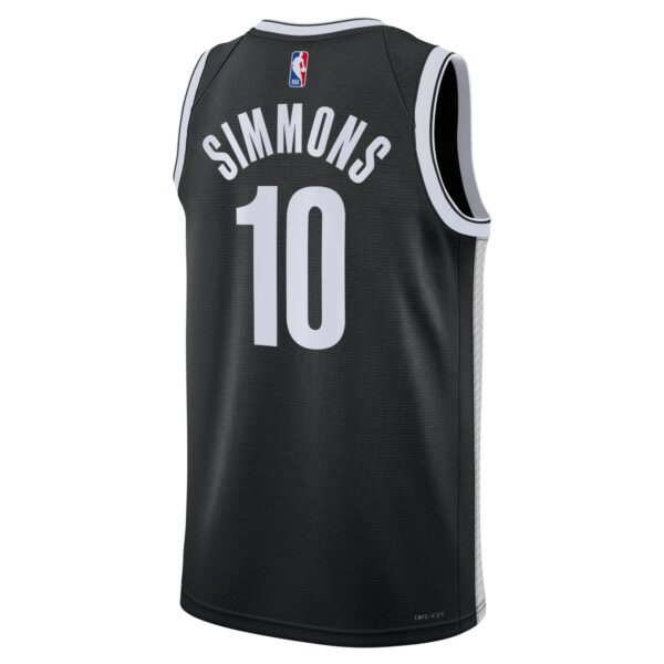 Brooklyn Nets Nike Icon Edition Swingman Jersey – Black – Ben Simmons – Unisex