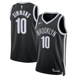 Brooklyn Nets Nike Icon Edition Swingman Jersey - Black - Ben Simmons - Unisex