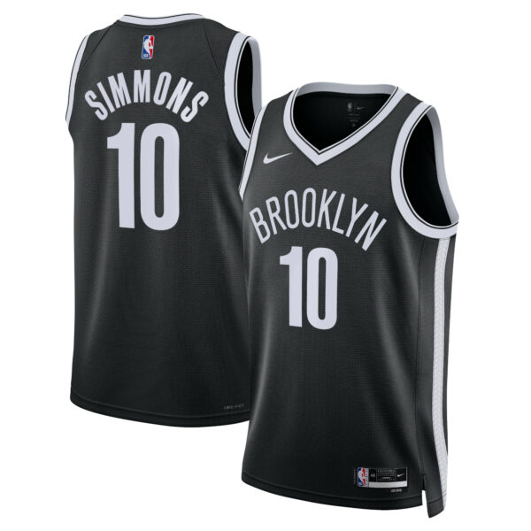 Brooklyn Nets Nike Icon Edition Swingman Jersey – Black – Ben Simmons – Unisex