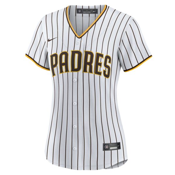 Women’s San Diego Padres Juan Soto Nike White/Brown Home Replica Player Jersey