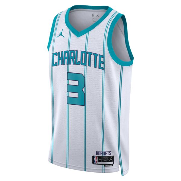 Charlotte Hornets Jordan Brand Association Edition Swingman Jersey – White – Terry Rozier III – Unisex