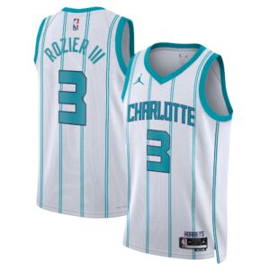 Charlotte Hornets Jordan Brand Association Edition Swingman Jersey - White - Terry Rozier III - Unisex