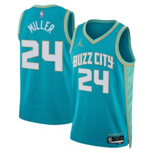 Charlotte Hornets Jordan Brand City Edition Swingman Jersey 23 - Teal - Brandon Miller - Unisex