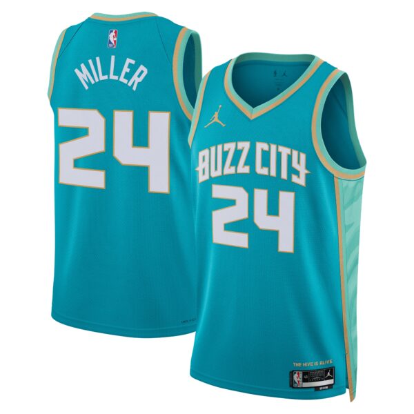 Charlotte Hornets Jordan Brand City Edition Swingman Jersey 23 – Teal – Brandon Miller – Unisex