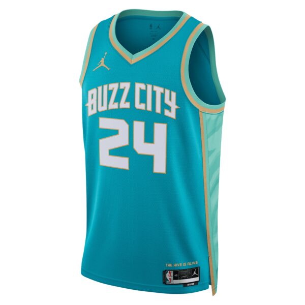 Charlotte Hornets Jordan Brand City Edition Swingman Jersey 23 – Teal – Brandon Miller – Unisex