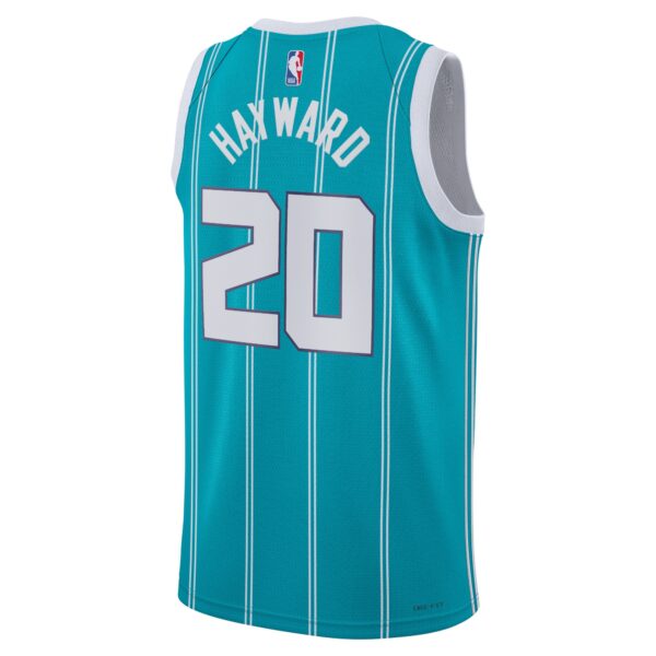 Charlotte Hornets Jordan Brand Icon Edition Swingman Jersey – Teal – Gordon Hayward – Unisex