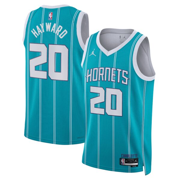 Charlotte Hornets Jordan Brand Icon Edition Swingman Jersey – Teal – Gordon Hayward – Unisex