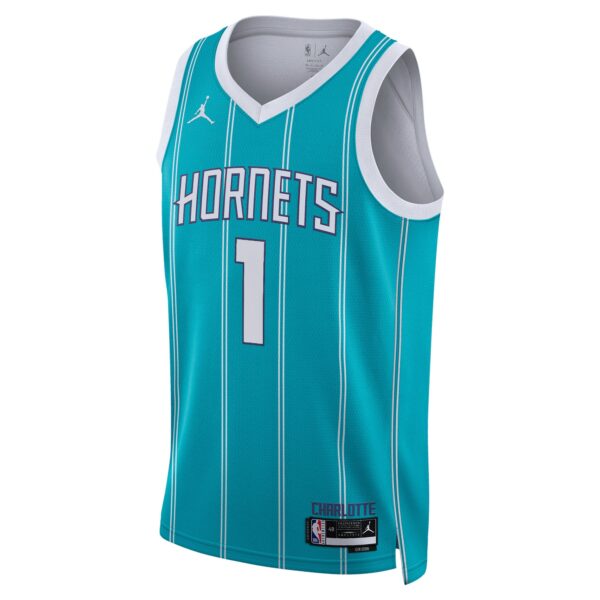 Charlotte Hornets Jordan Brand Icon Edition Swingman Jersey – Teal – LaMelo Ball – Unisex