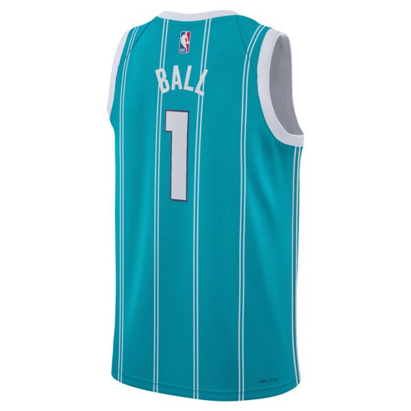 Charlotte Hornets Jordan Brand Icon Edition Swingman Jersey – Teal – LaMelo Ball – Unisex