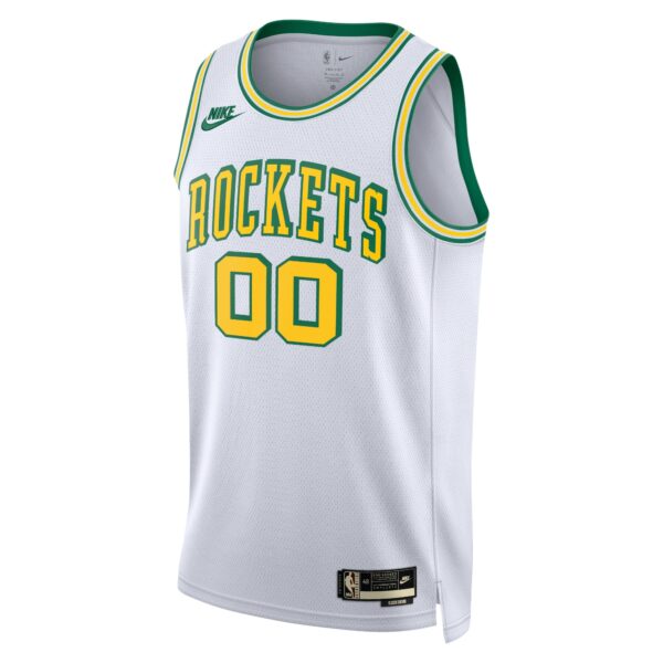 Houston Rockets Nike Classic Edition Swingman Jersey 22-White/Clover – Custom – Mens