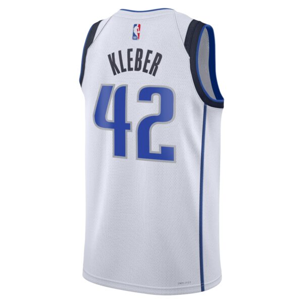 Dallas Mavericks Nike Association Edition Swingman Jersey – White – Maximillian Kleber – Unisex