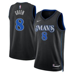 Dallas Mavericks Nike City Edition Swingman Jersey 23 - Black - Josh Green - Unisex