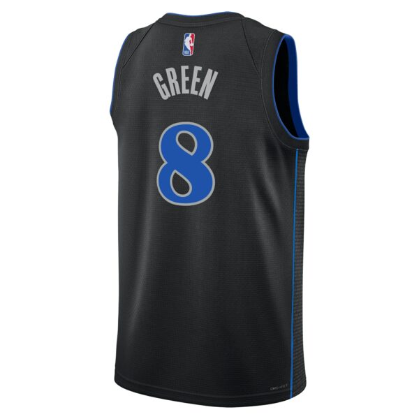 Dallas Mavericks Nike City Edition Swingman Jersey 23 – Black – Josh Green – Unisex