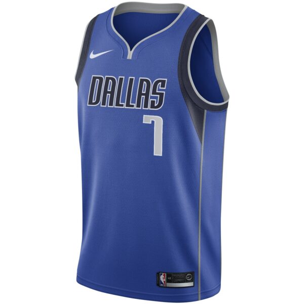 Dallas Mavericks Nike Icon Edition Swingman Jersey – Blue – Dwight Powell – Mens