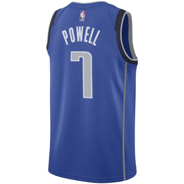 Dallas Mavericks Nike Icon Edition Swingman Jersey – Blue – Dwight Powell – Mens