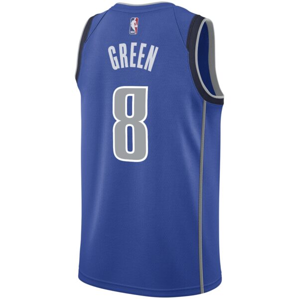 Dallas Mavericks Nike Icon Edition Swingman Jersey – Blue – Josh Green – Mens