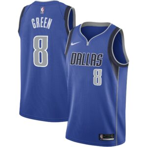 Dallas Mavericks Nike Icon Edition Swingman Jersey - Blue - Josh Green - Mens