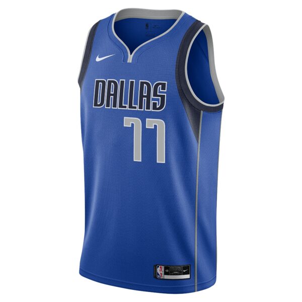 Dallas Mavericks Nike Icon Edition Swingman Jersey – Blue – Luka Doncic – Mens