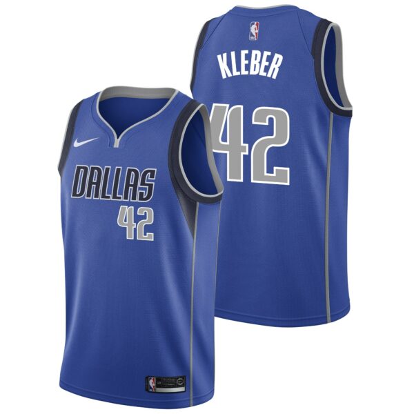 Dallas Mavericks Nike Icon Edition Swingman Jersey – Blue – Maximilian Kleber – Mens