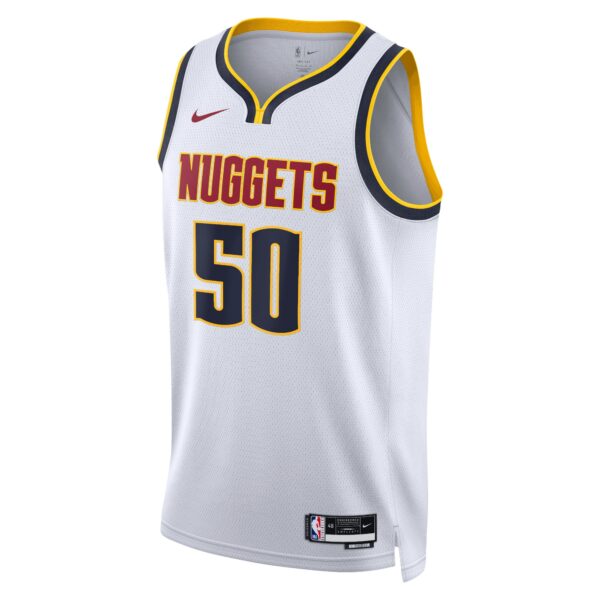 Denver Nuggets Nike Association Edition Swingman Jersey – White – Aaron Gordon – Unisex