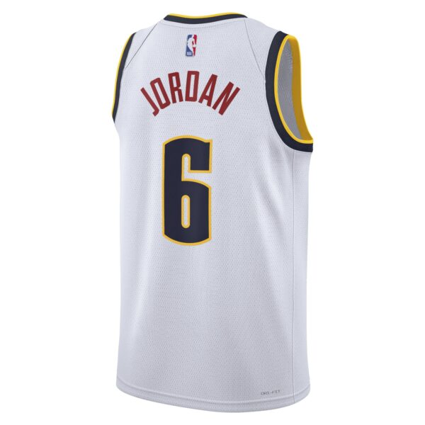 Denver Nuggets Nike Association Edition Swingman Jersey – White – DeAndre Jordan – Unisex