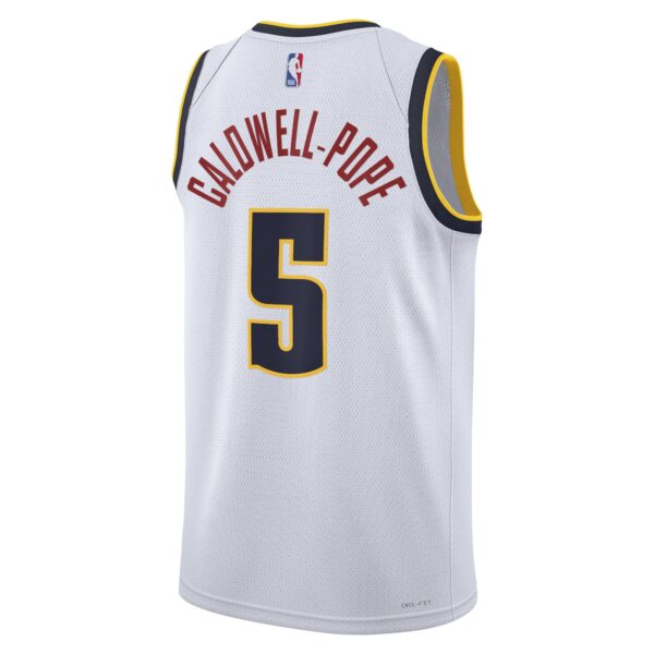 Denver Nuggets Nike Association Edition Swingman Jersey – White – Kentavious Caldwell-Pope – Unisex