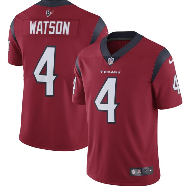 Deshaun Watson Houston Texans Nike Vapor Limited Jersey – Red