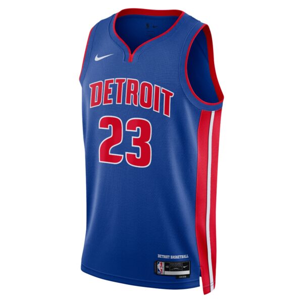 Detroit Pistons Nike Icon Edition Swingman Jersey – Blue – Jaden Ivey – Unisex