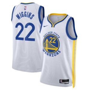 Golden State Warriors Nike Association Edition Swingman Jersey - White - Andrew Wiggins - Unisex