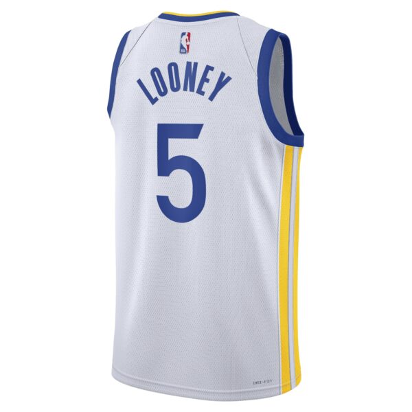 Golden State Warriors Nike Association Edition Swingman Jersey – White – Kevon Looney – Unisex