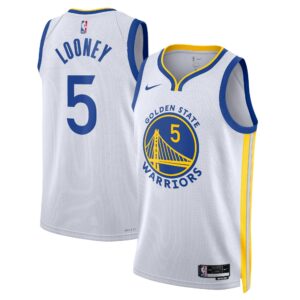 Golden State Warriors Nike Association Edition Swingman Jersey - White - Kevon Looney - Unisex