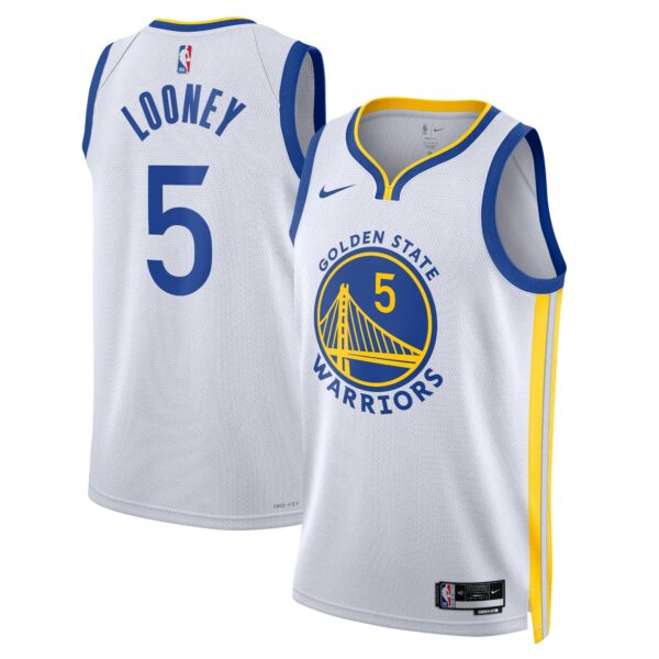 Golden State Warriors Nike Association Edition Swingman Jersey – White – Kevon Looney – Unisex