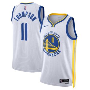 Golden State Warriors Nike Association Edition Swingman Jersey - White - Klay Thompson - Unisex