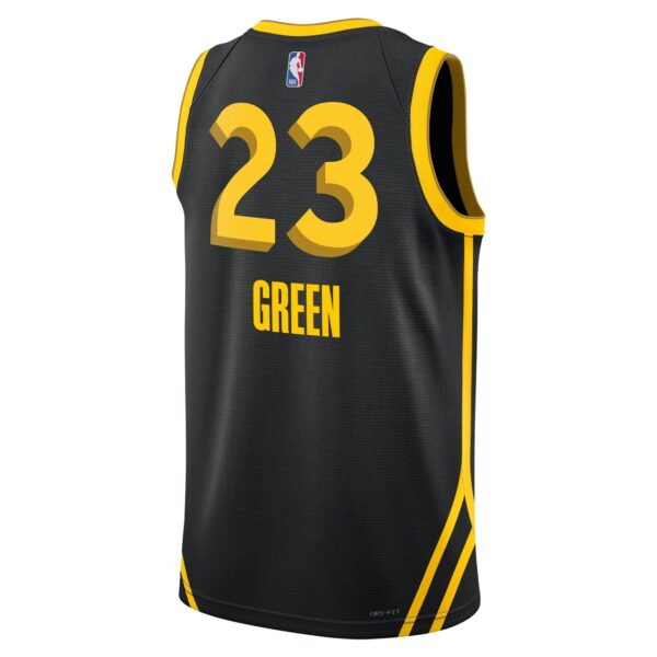 Golden State Warriors Nike City Edition Swingman Jersey 23 – Black – Draymond Green – Unisex