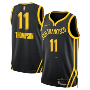 Golden State Warriors Nike City Edition Swingman Jersey 23 - Black - Klay Thompson - Unisex