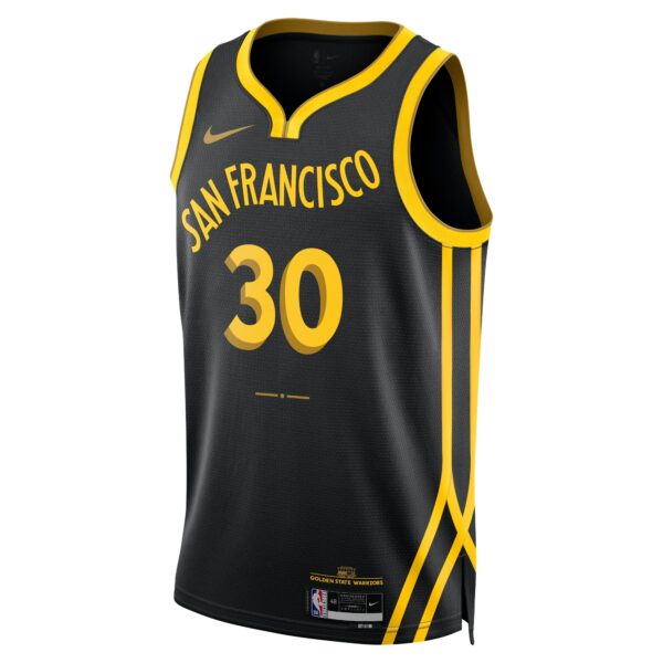 Golden State Warriors Nike City Edition Swingman Jersey 23 – Black – Stephen Curry – Unisex