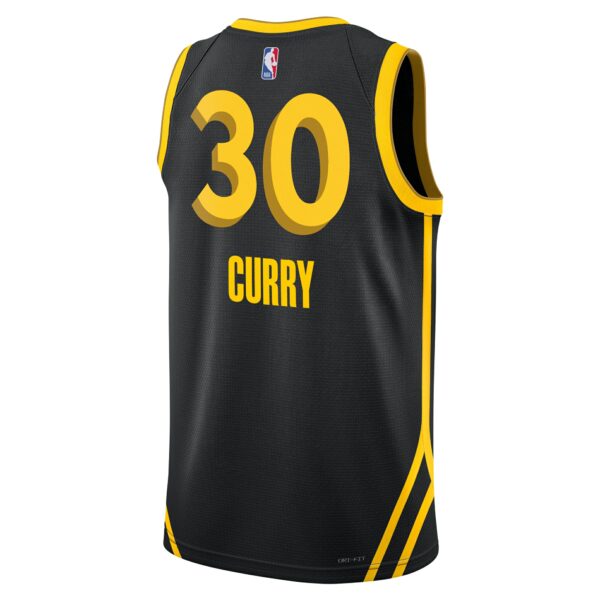 Golden State Warriors Nike City Edition Swingman Jersey 23 – Black – Stephen Curry – Unisex