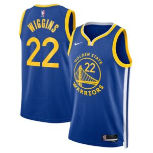 Golden State Warriors Nike Icon Edition Swingman Jersey - Royal - Andrew Wiggins - Unisex