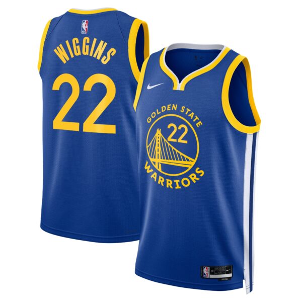 Golden State Warriors Nike Icon Edition Swingman Jersey – Royal – Andrew Wiggins – Unisex