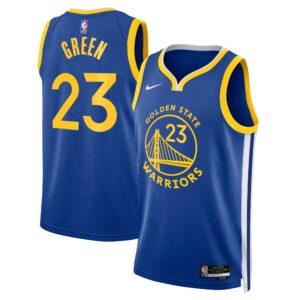 Golden State Warriors Nike Icon Edition Swingman Jersey - Royal - Draymond Green - Unisex