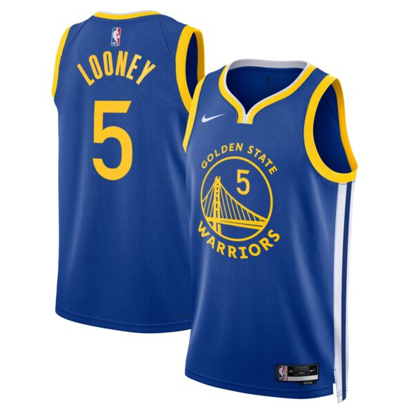 Golden State Warriors Nike Icon Edition Swingman Jersey – Royal – Kevon Looney – Unisex